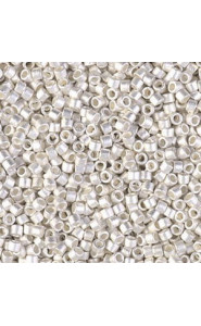 Miyuki delica Beads 11/0 - Matte sterling plated DB-551F